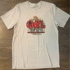 Spartan Atlanta Trifecta Men's Tan Graphic T-Shirt